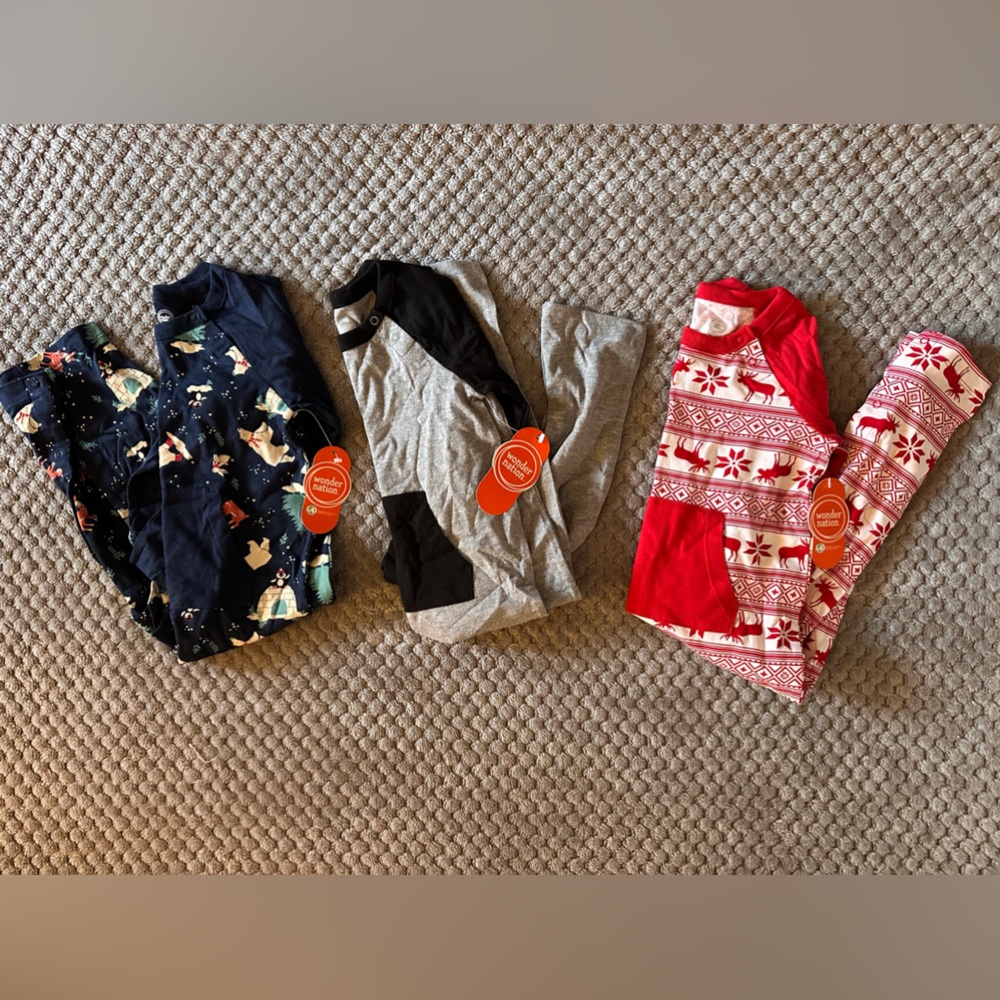 Set of THREE Christmas Rompers